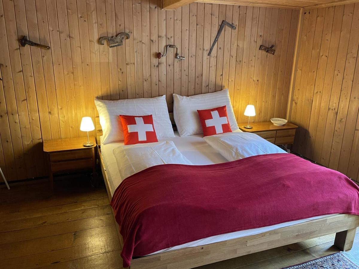 Swisshut Stunning Views Alps Lake - Chalet Erli Darligen Exterior photo